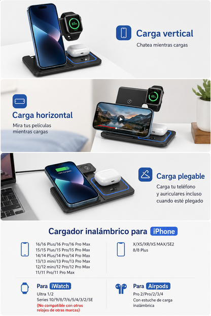 Cargador 3 in 1