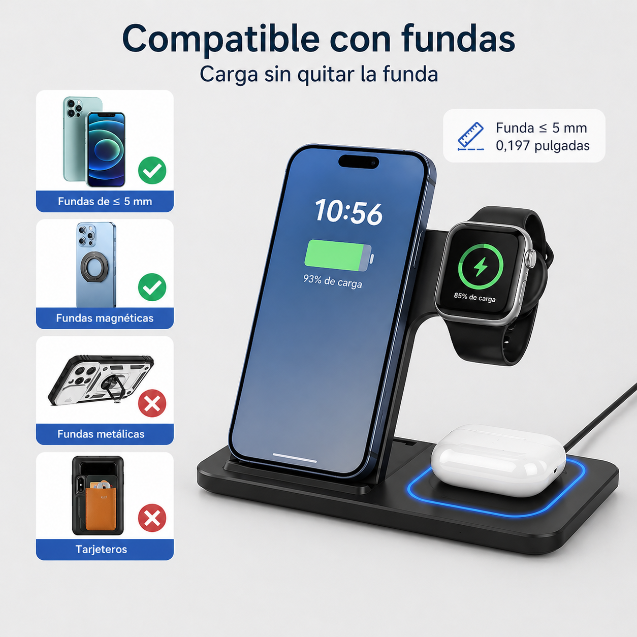 Cargador 3 in 1