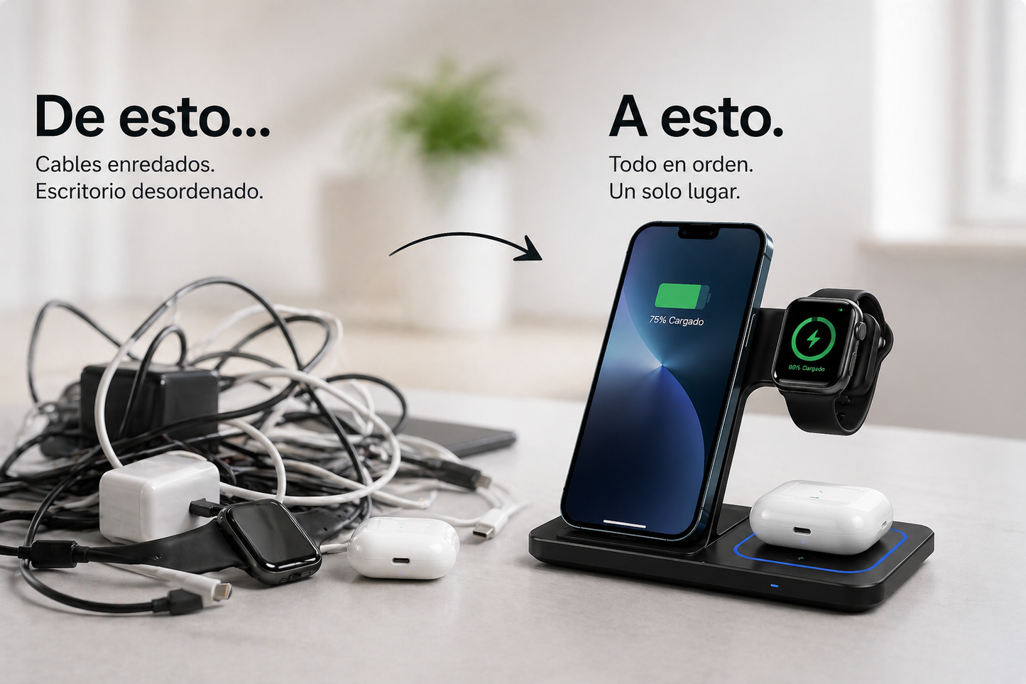 Cargador 3 in 1